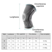 ProRun™ Tutore per Ginocchia con Stabilizzatore Gel
